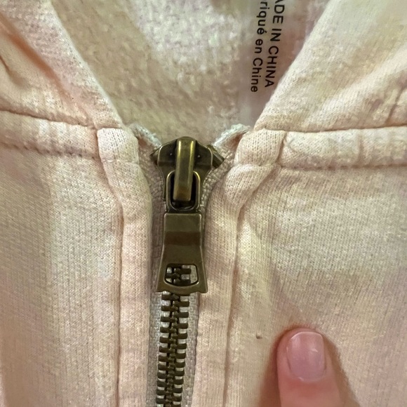 Young, Fabulous & Broke Cropped Zip-Up - Picture 7 of 7